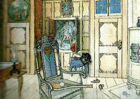 Carl Larsson gammelrummet China oil painting art